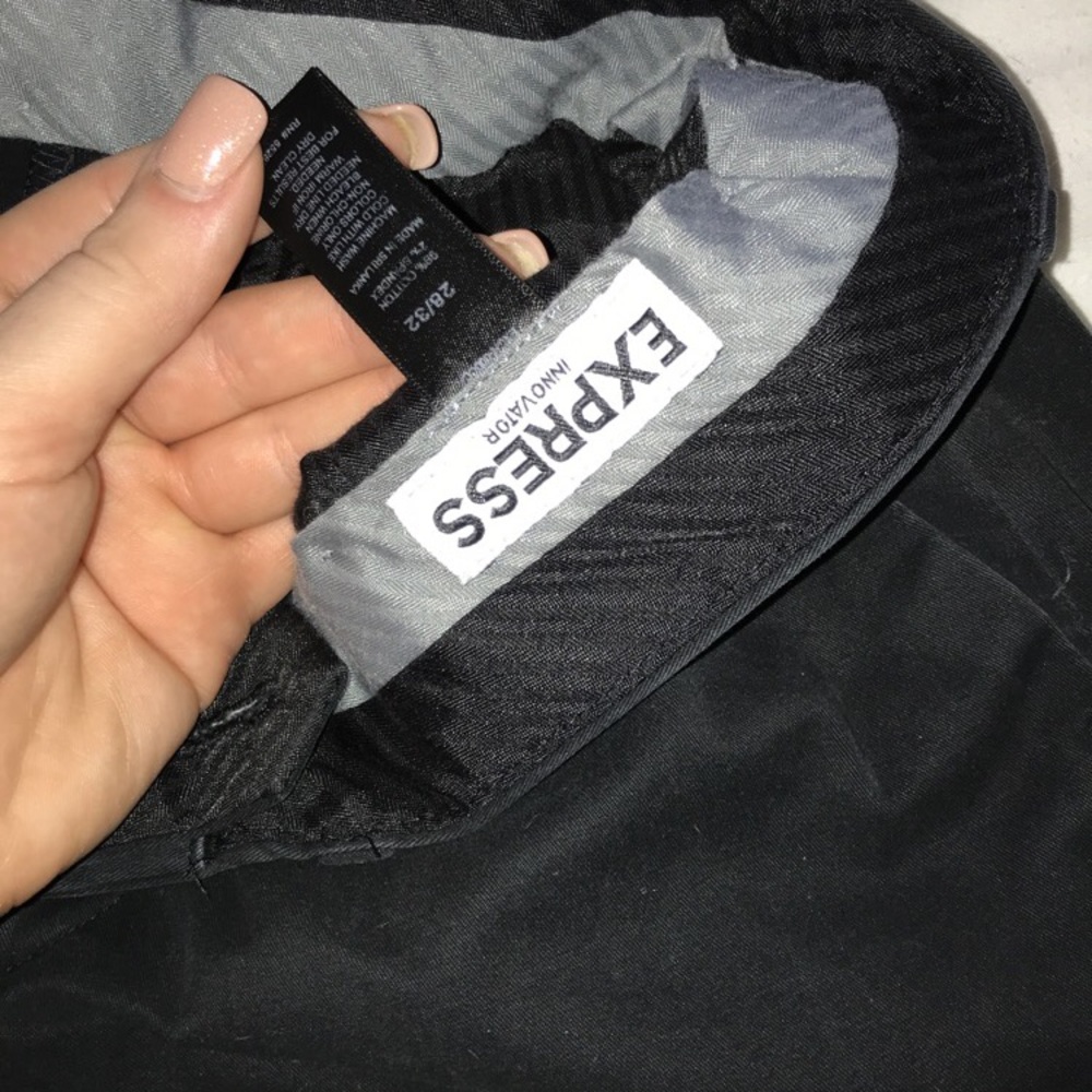 Black men’s express pants